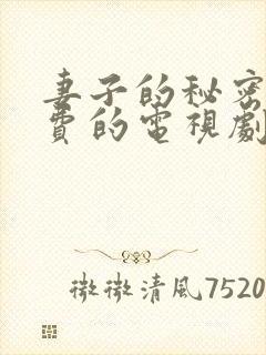 妻子的秘密5免费的电视剧完整版高清