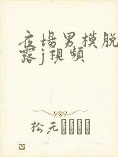 夜场男模脱裤子露j视频