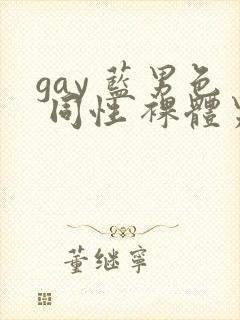 gay 蓝男色 同性 裸体男模