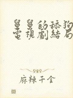 舅舅的舔狗爱情电视剧结局