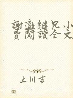 谢澈继兄小说免费阅读全文无弹窗