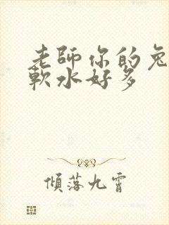 老师你的兔子好软水好多