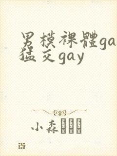 男模裸体gay猛交gay封面