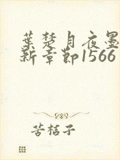 叶楚月夜墨寒最新章节1566