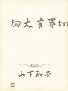胸大有罪txt封面