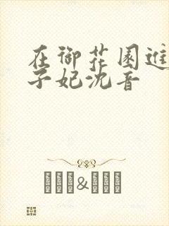 在御花园进入太子妃沈音