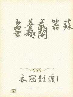 名养成器苏沫沫笔趣阁