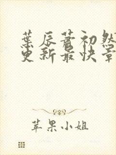 叶辰萧初然刚刚更新最快章节