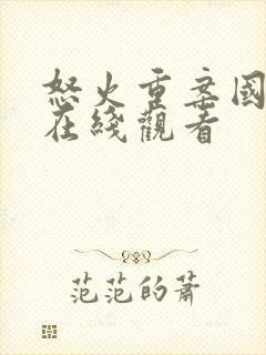 怒火重案国语版在线观看