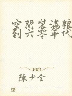 空间装满粮食回到六零年代