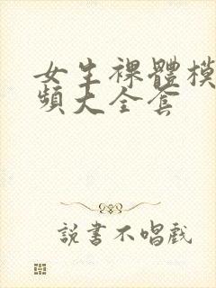 女生裸体模特视频大全套