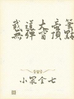 武道大帝笔趣阁无弹窗顶点封面