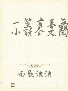 一笙有喜无删减小说全文阅读