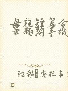 母亲短篇合集_笔趣阁手机版