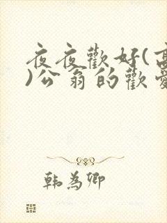 夜夜欢好(高h)公翁的欢爱