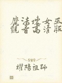 魔法坏女巫免费观看高清版