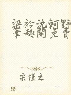 梁衿沈轲野小说笔趣阁免费