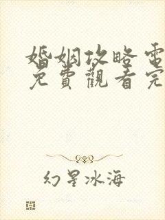 婚姻攻略电视剧免费观看完整版高清