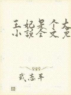 王妃是个大魔头小说全文免费