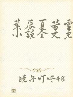 叶辰夏若雪最新小说全文免费阅读下载封面