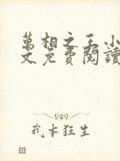 万相之王小说全文免费阅读无弹窗封面