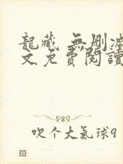 龙藏 无删减全文免费阅读封面