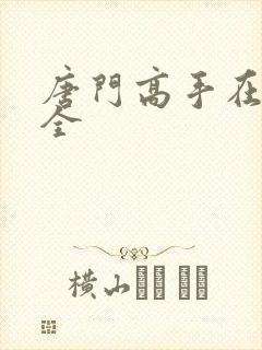 唐门高手在异世全