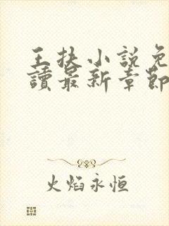 王扶小说免费阅读最新章节无弹窗