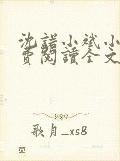 沈诺小斌小说免费阅读全文最新章节封面