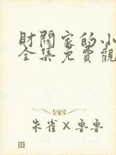 财阀家的小儿子全集免费观看高清