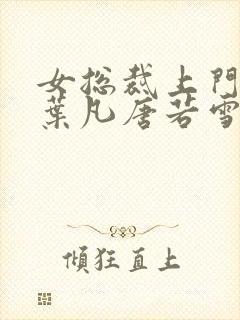 女总裁上门女婿叶凡唐若雪