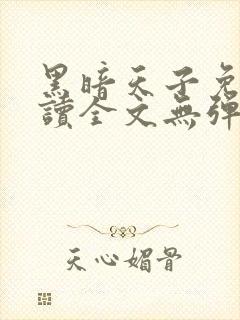 黑暗天子免费阅读全文无弹窗小说