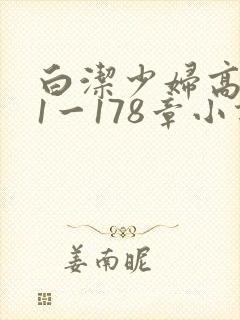 白洁少妇高义第1一178章小说