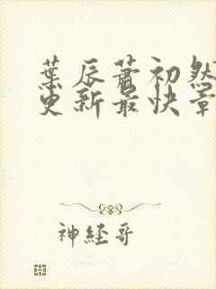 叶辰萧初然刚刚更新最快章节