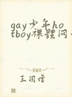 gay少年hotboy裸体网站