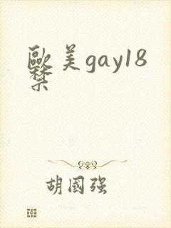 欧美gay18禁