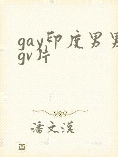 gay印度男男gv片
