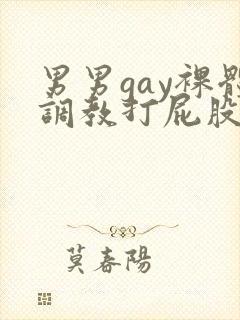 男男gay裸体调教打屁股网站