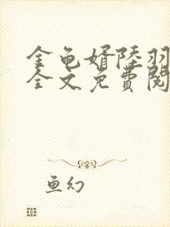 金龟婿陆羽小说全文免费阅读