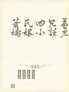 萧氏四兄弟的美娇娘小说免费阅读