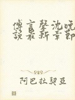 傅言声沈晚柔小说最新章节免费阅读