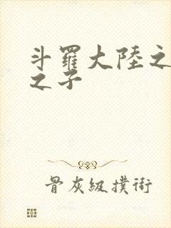 斗罗大陆之七怪之子封面