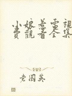 小娘惹电视剧免费观看全集