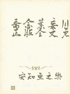 乔念叶妄川小说正版全文免费阅读