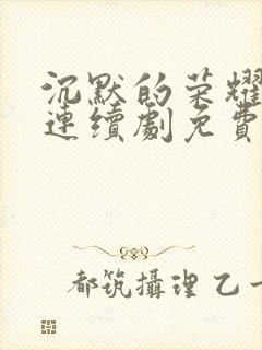 沉默的荣耀电视连续剧免费观看高清