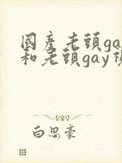 国产老头gay和老头gay视
