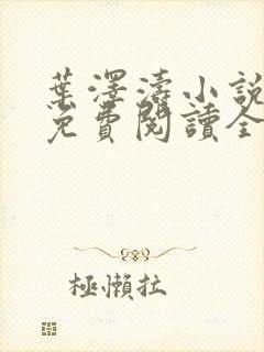 叶泽涛小说全文免费阅读全文