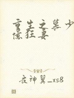 重生之慕少的千亿狂妻封面