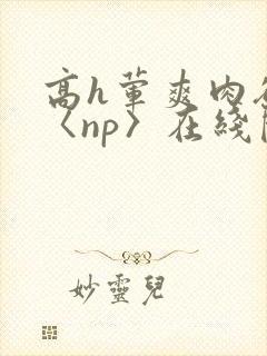 高h荤爽肉欲文〈np〉在线阅读