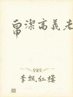 白洁高义老七王申